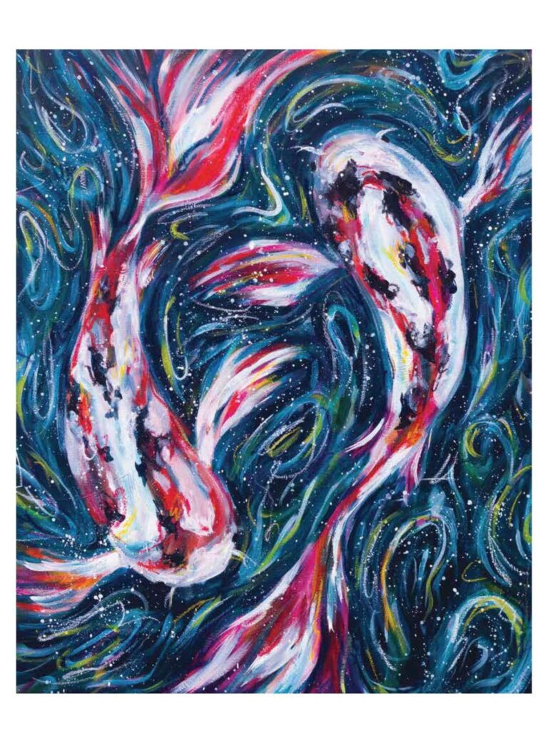 An abstract painting.