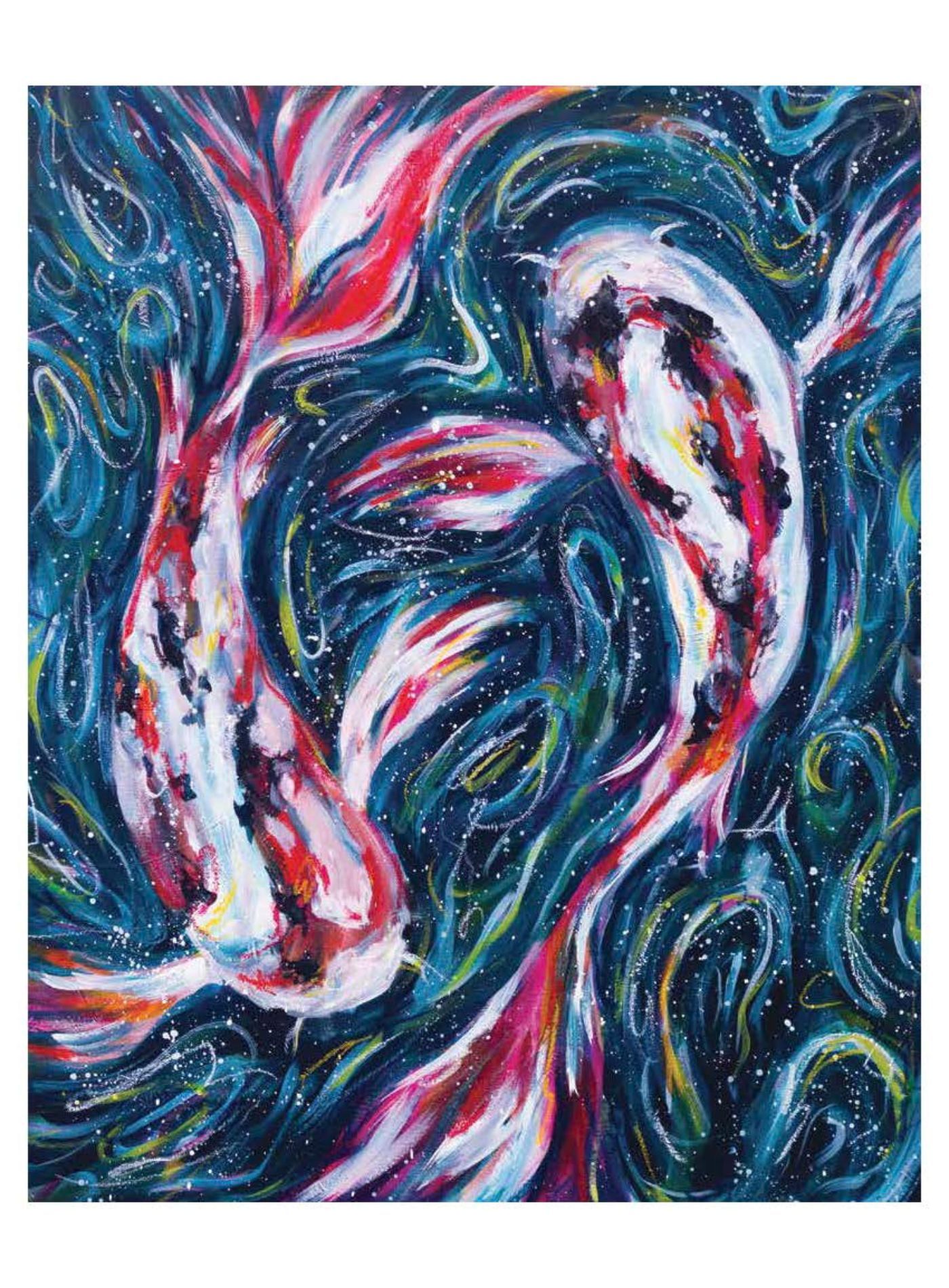 An abstract painting.